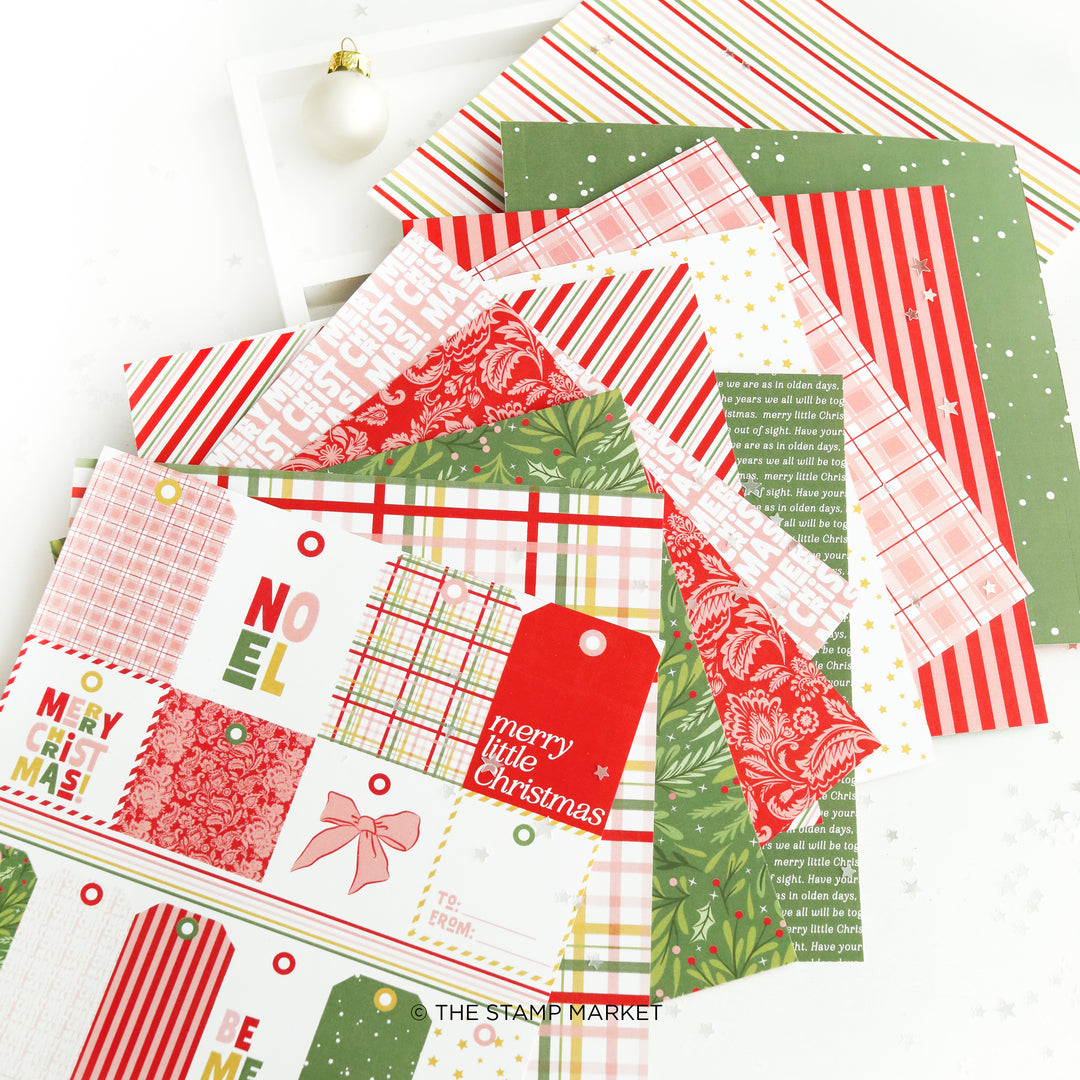 MERRY LITTLE CHRISTMAS 6X6 PATTERN PAPER
