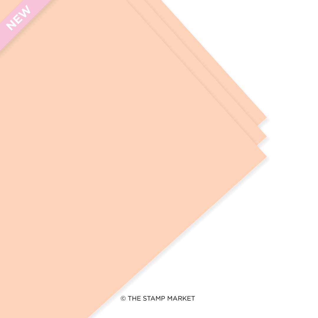 APRICOT CARDSTOCK