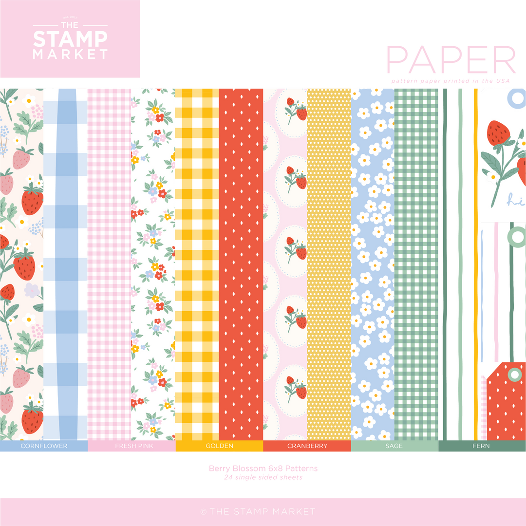 BERRY BLOSSOM 6X8 PATTERNS