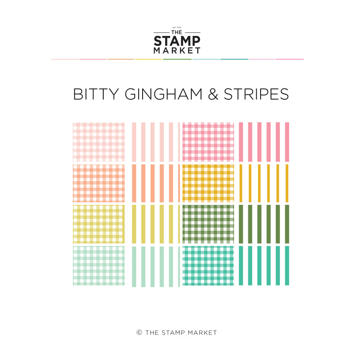 BITTY GINGHAM & STRIPES 6X8 PATTERNS