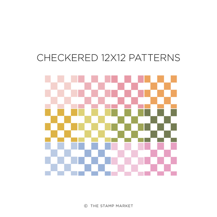 CHECKERED 12X12 PATTERNS