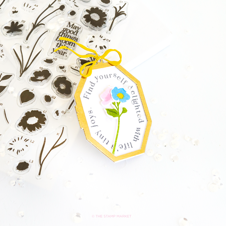 GOOD THINGS BLOOM STAMP