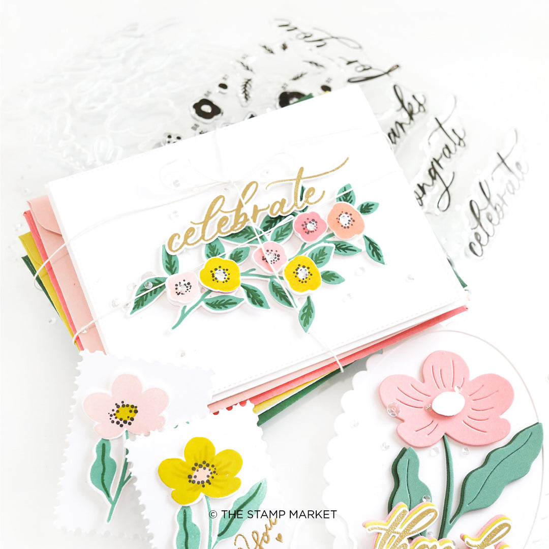 FRESH BLOOMS STAMP DIE