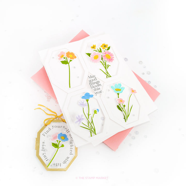GOOD THINGS BLOOM STAMP
