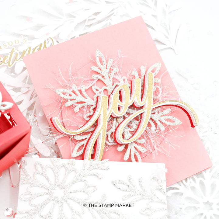 GOOD CHEER GREETINGS STAMP SET