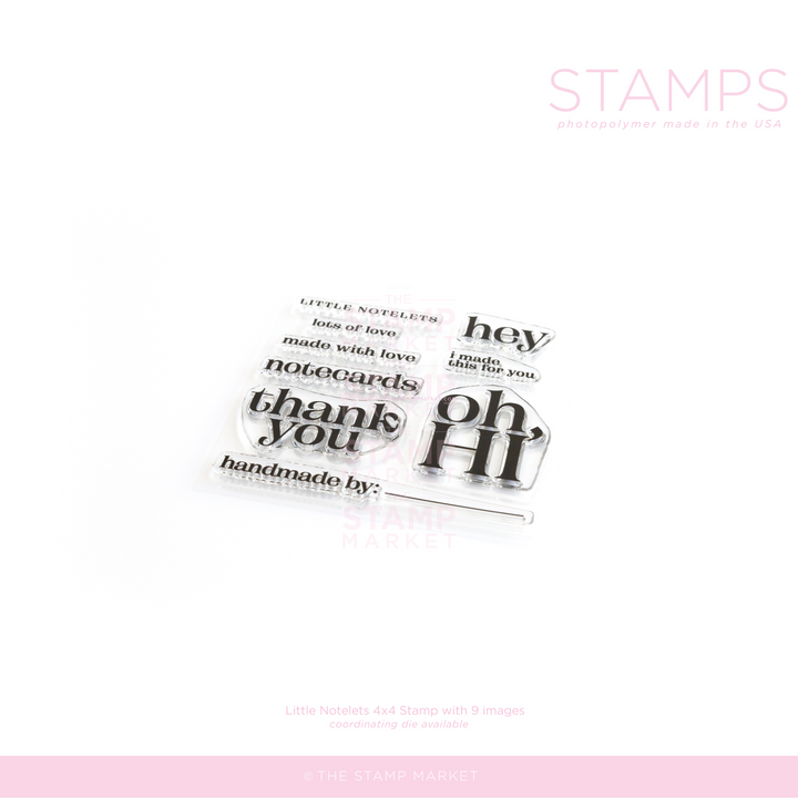 LITTLE NOTELETS STAMP