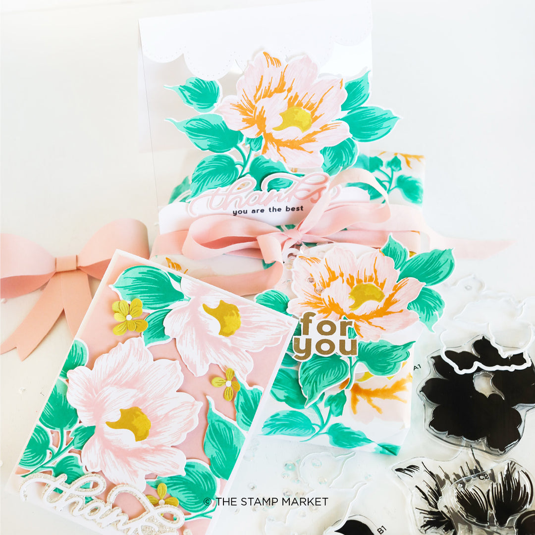 MAJESTIC BLOOMS STAMP SET