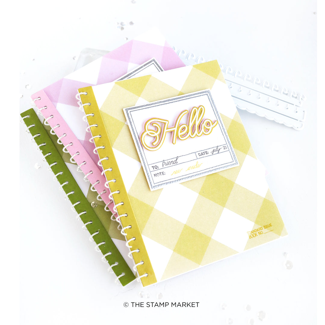 GINGHAM LOVE 6X8 PATTERN PAPER