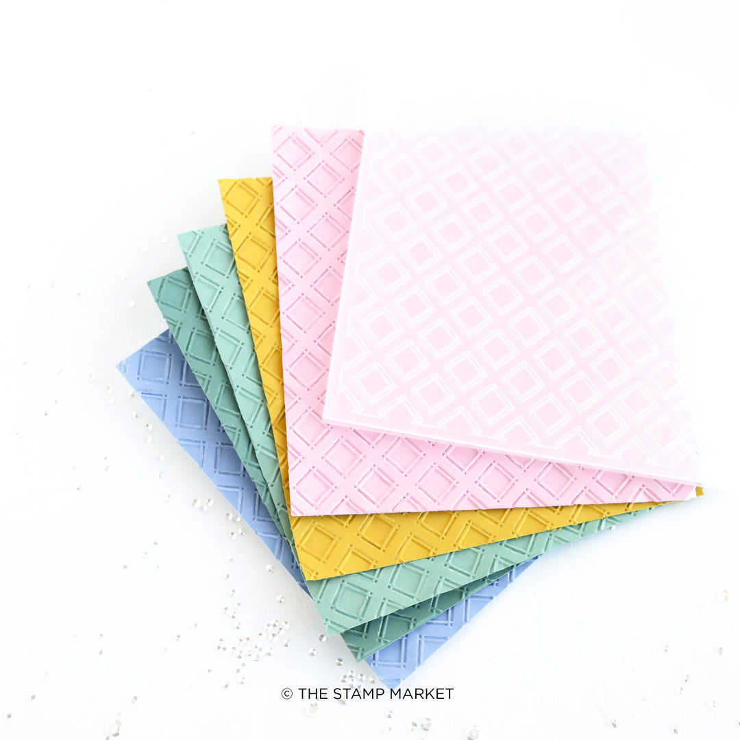 PICNIC PLAID EMBOSSING FOLDER