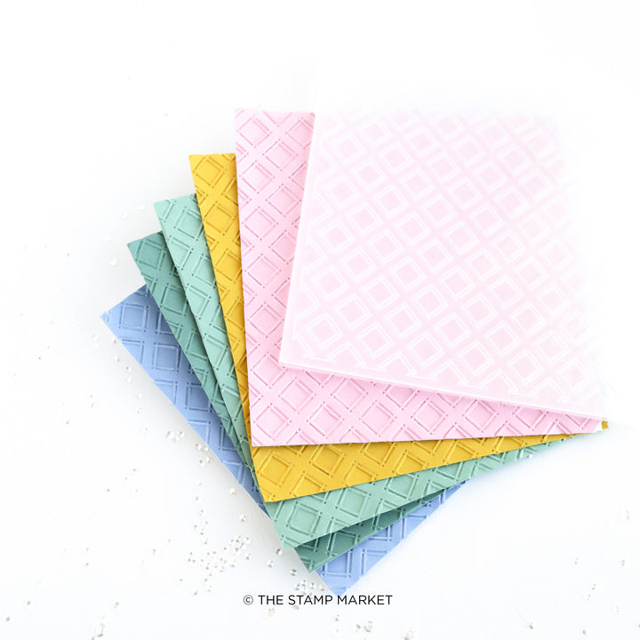 PICNIC PLAID EMBOSSING FOLDER