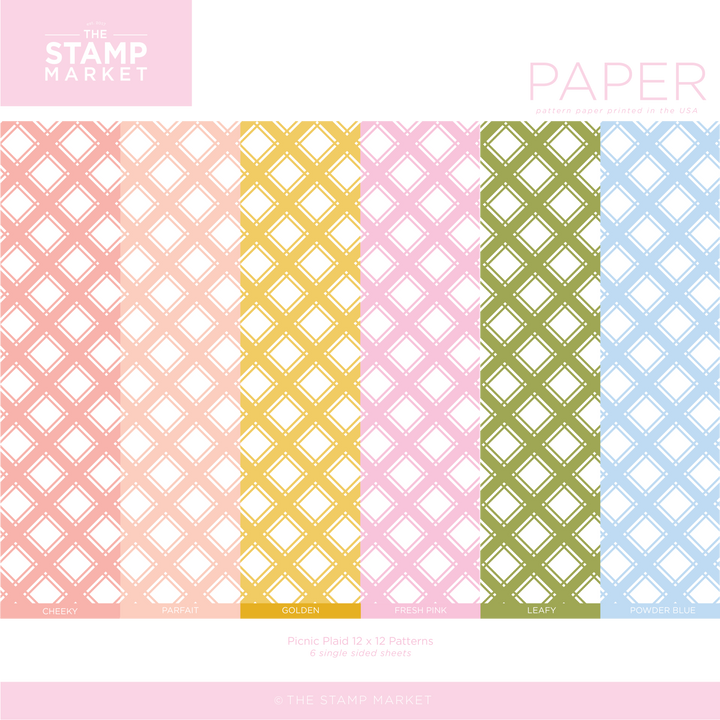 PICNIC PLAID 12 X 12 PATTERNS