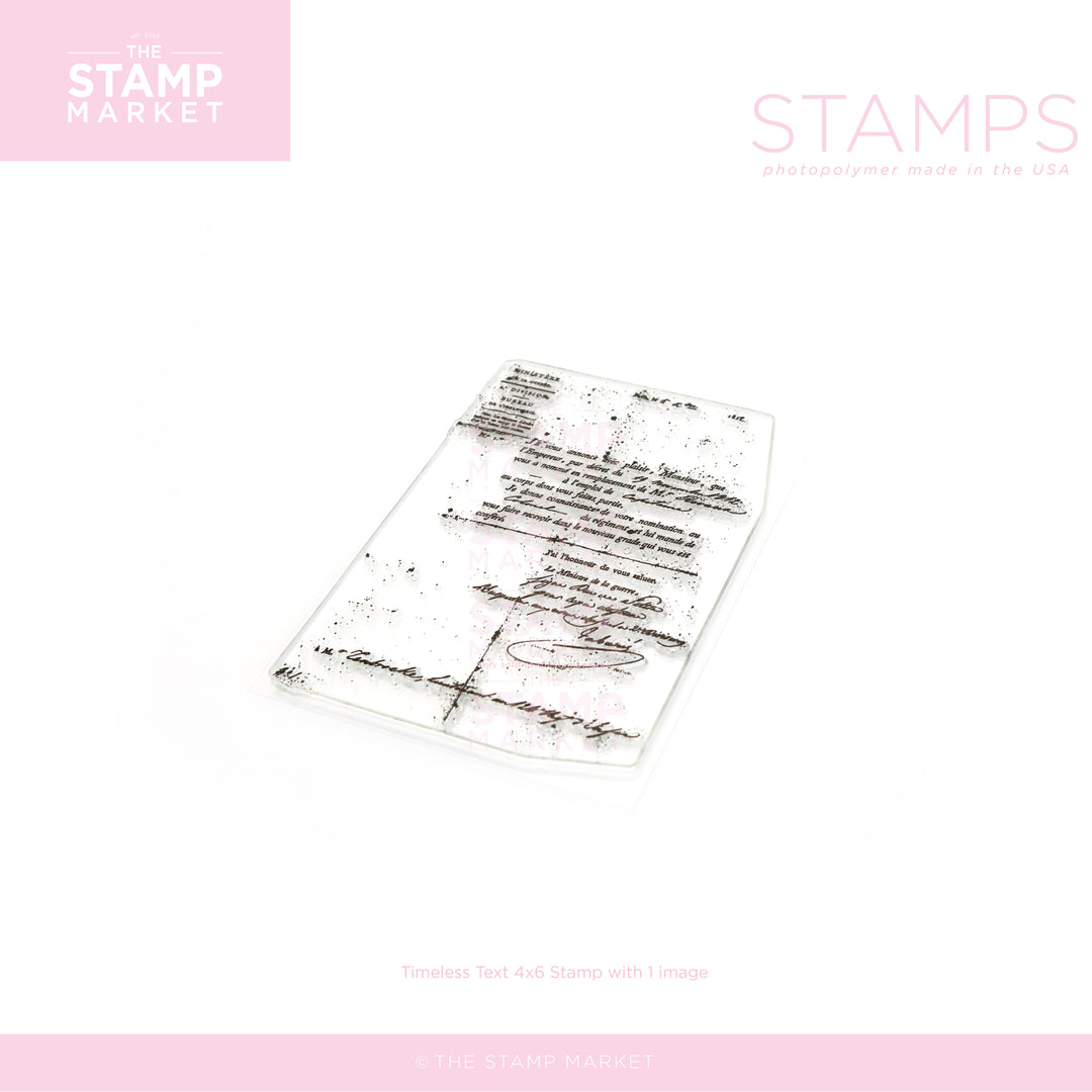 TIMELESS TEXT STAMP