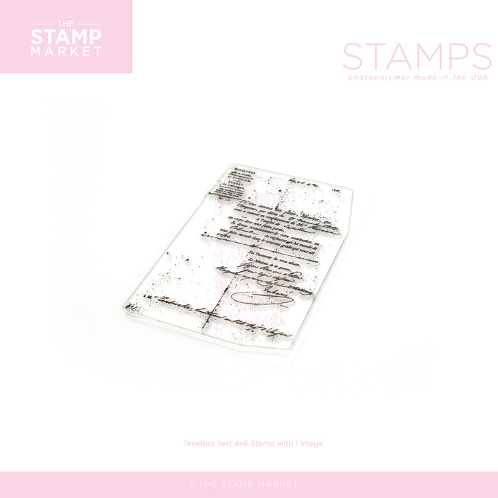 TIMELESS TEXT STAMP