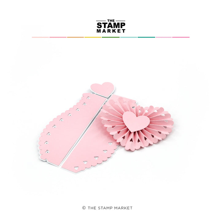 SCALLOPED HEART ROSETTE DIE