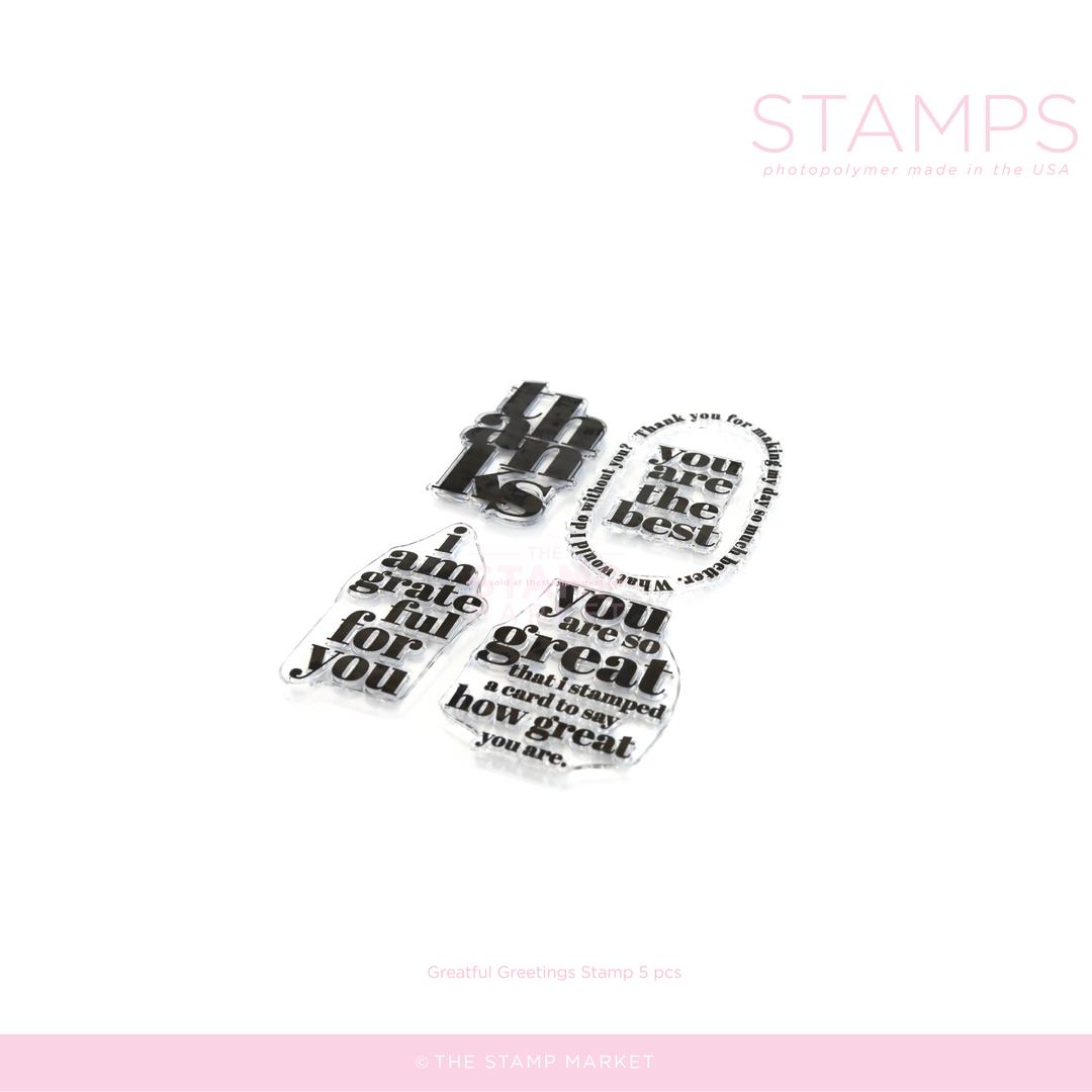 "GREAT"FUL GREETINGS STAMP