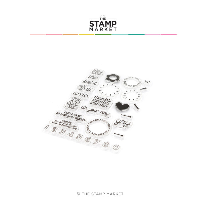 TIME TO SAY STAMP SET