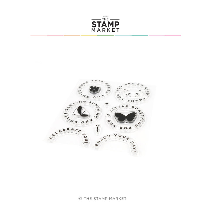 SIMPLE CIRCLE SENTIMENTS STAMP