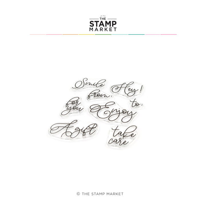 SIMPLE SCRIPTY GREETINGS STAMP