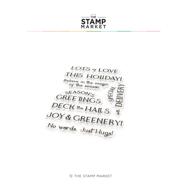 JOY &amp; GREENERY STAMP