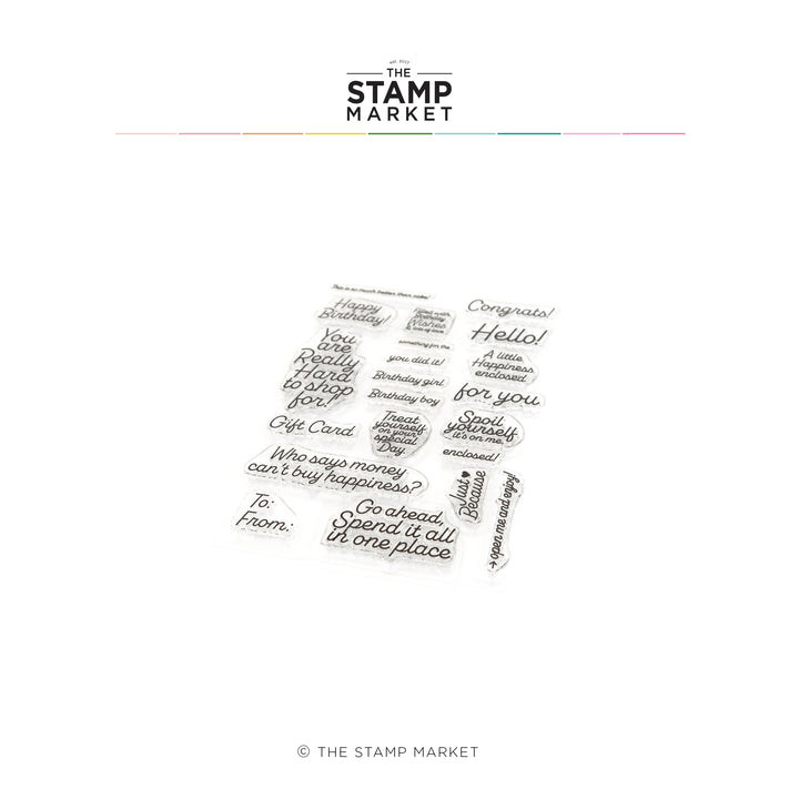 FILLED WITH WISHES STAMP