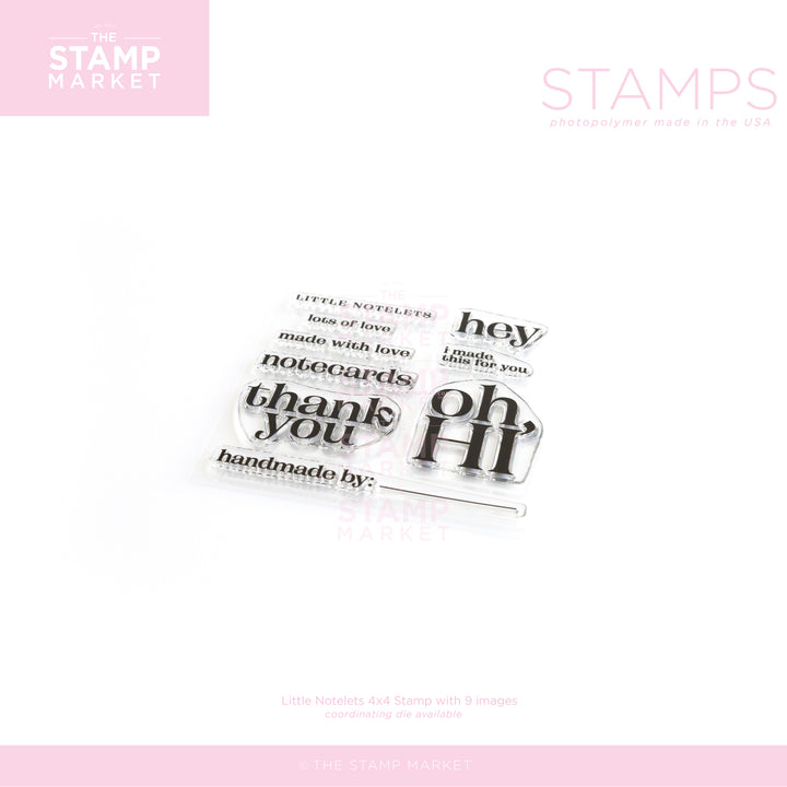 LITTLE NOTELETS STAMP