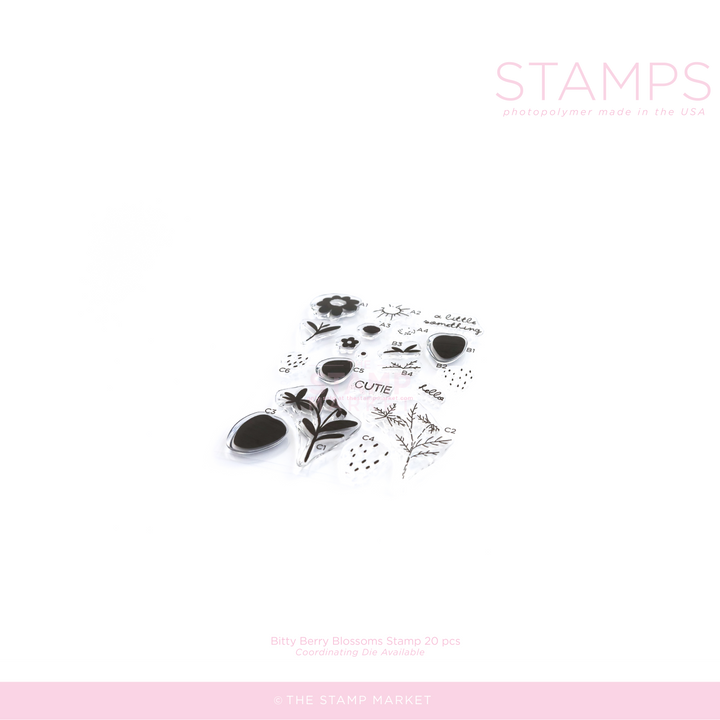 BITTY BERRY BLOSSOMS STAMP