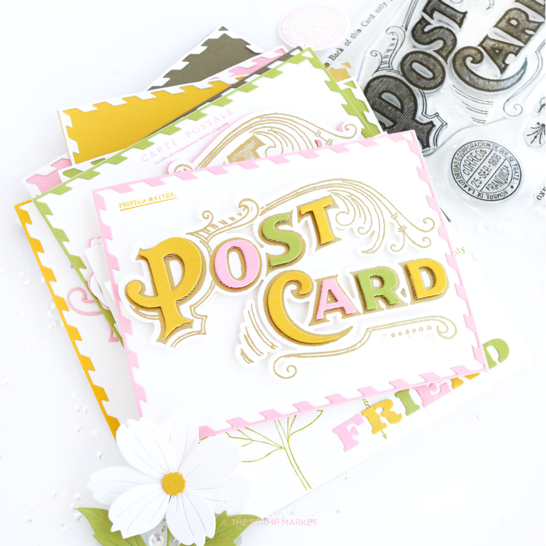 VINTAGE POSTCARD STAMP