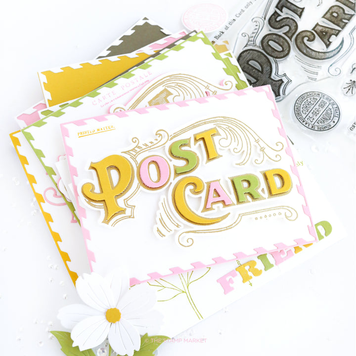 VINTAGE POSTCARD STAMP