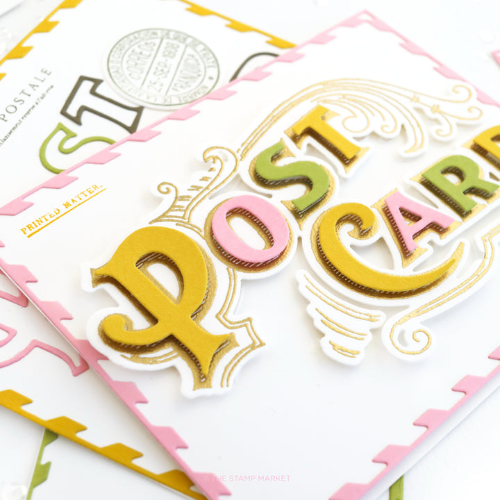 VINTAGE POSTCARD STAMP