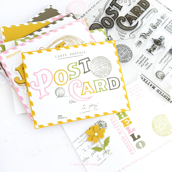 VINTAGE POSTCARD STAMP