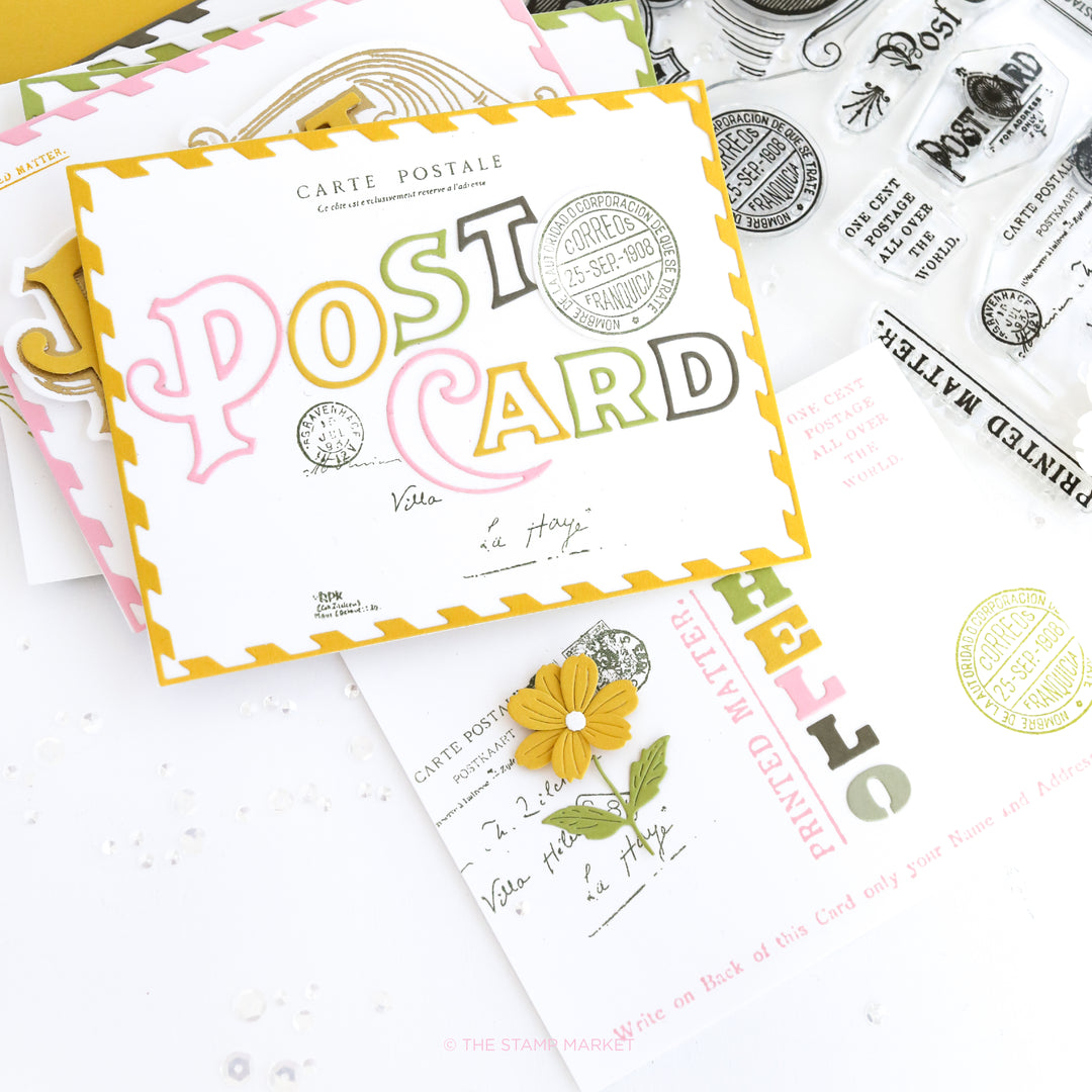 VINTAGE POSTCARD STAMP