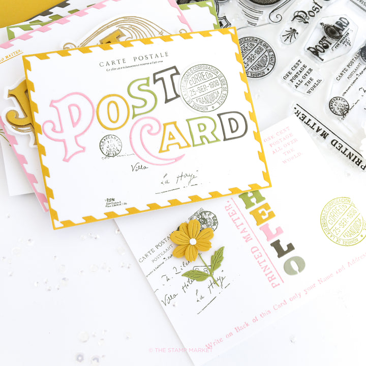 VINTAGE POSTCARD STAMP