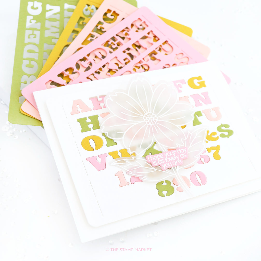 BURSTING WITH BLOSSOMS STAMP