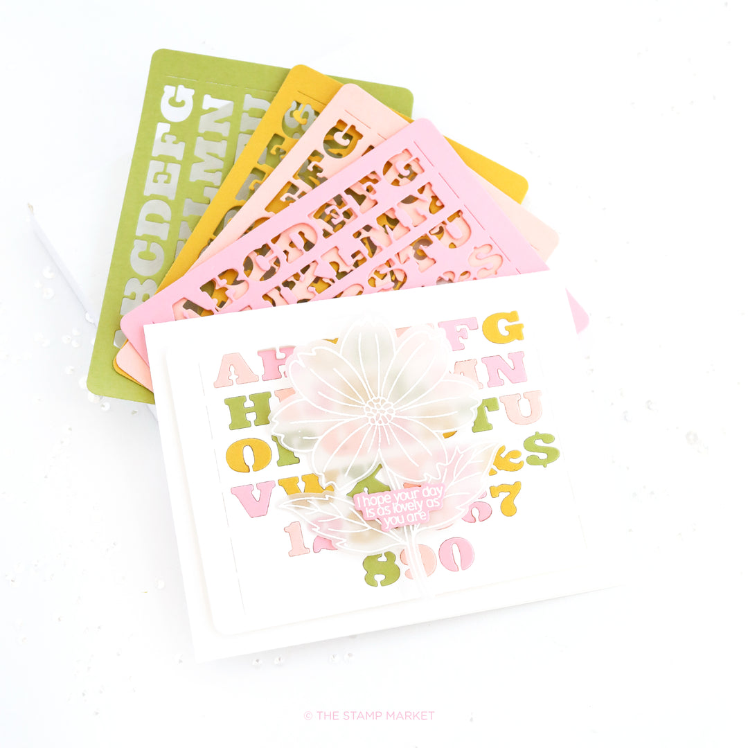 BURSTING WITH BLOSSOMS STAMP