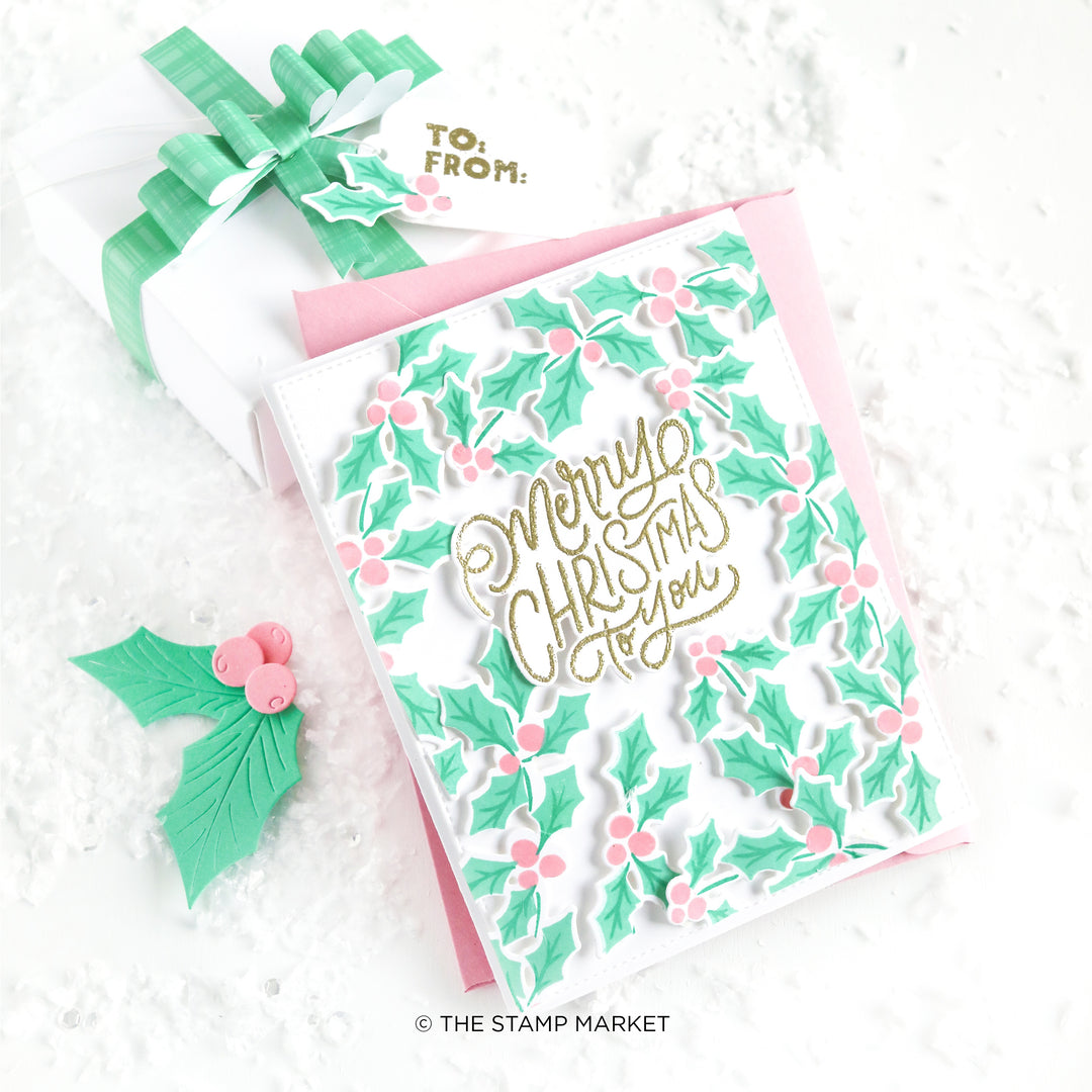 FESTIVE GARLANDS STAMP