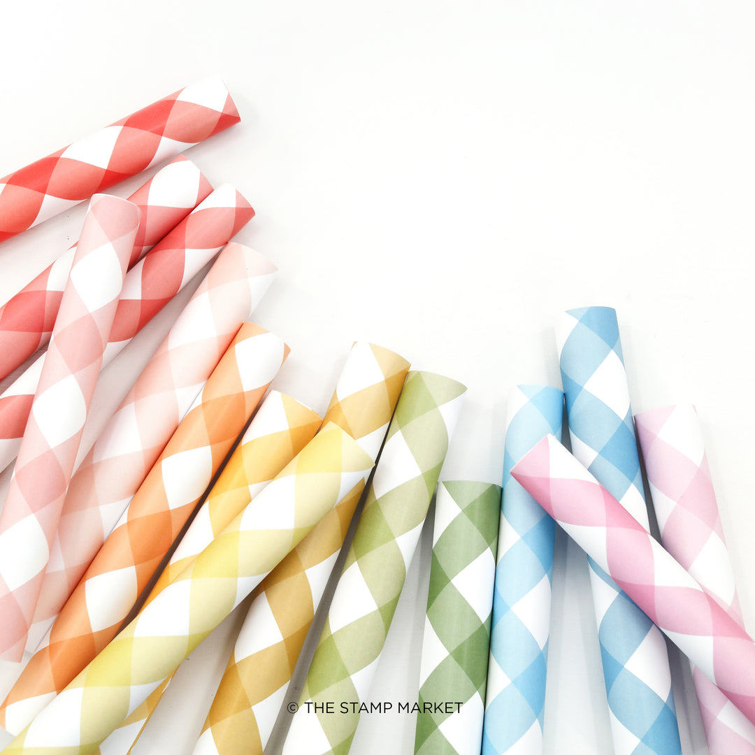 GINGHAM LOVE 6X8 PATTERN PAPER