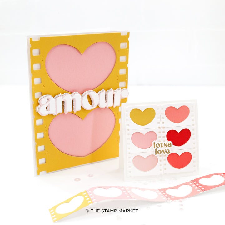 HEART FILMSTRIP DIE