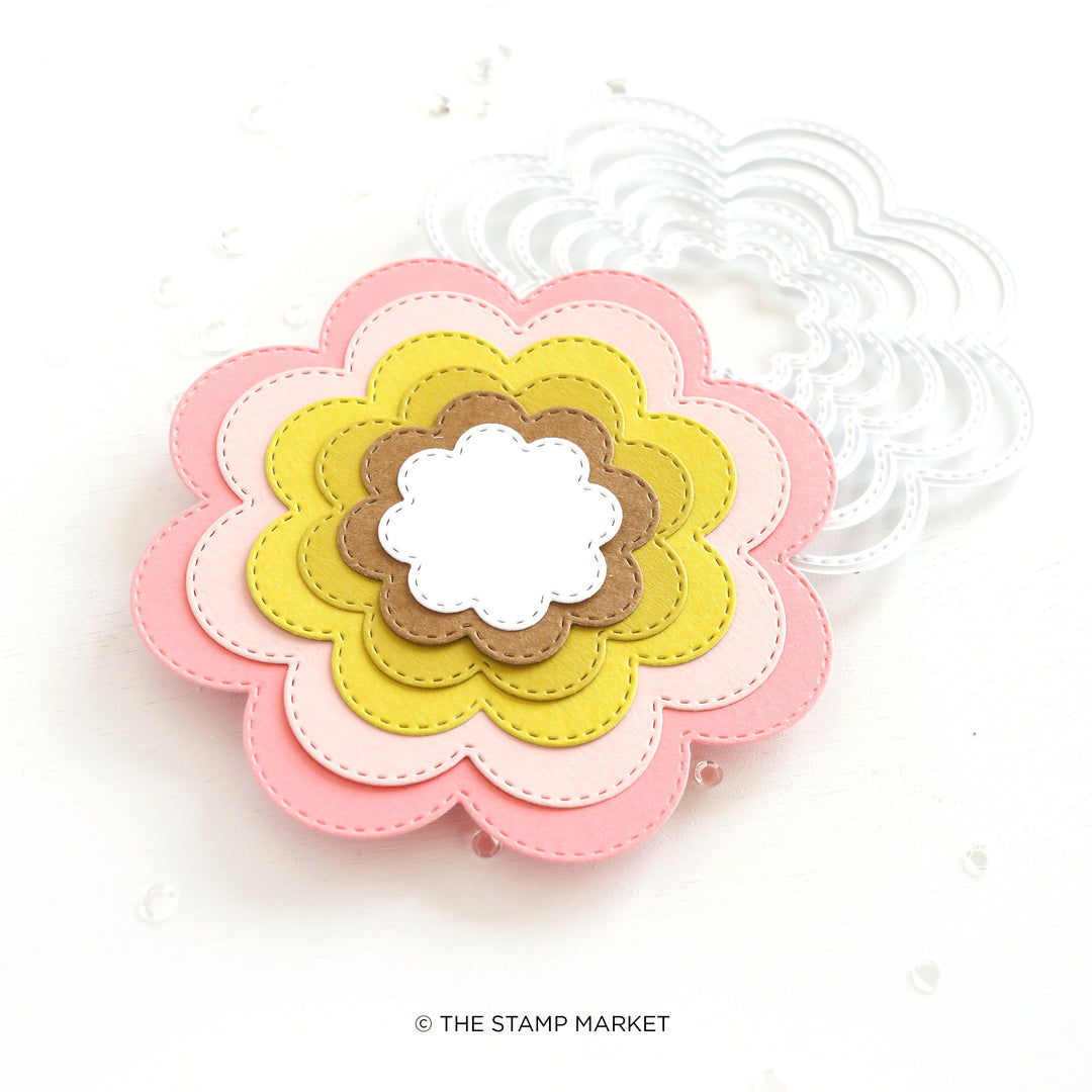 SCALLOPED CIRCLES NESTED