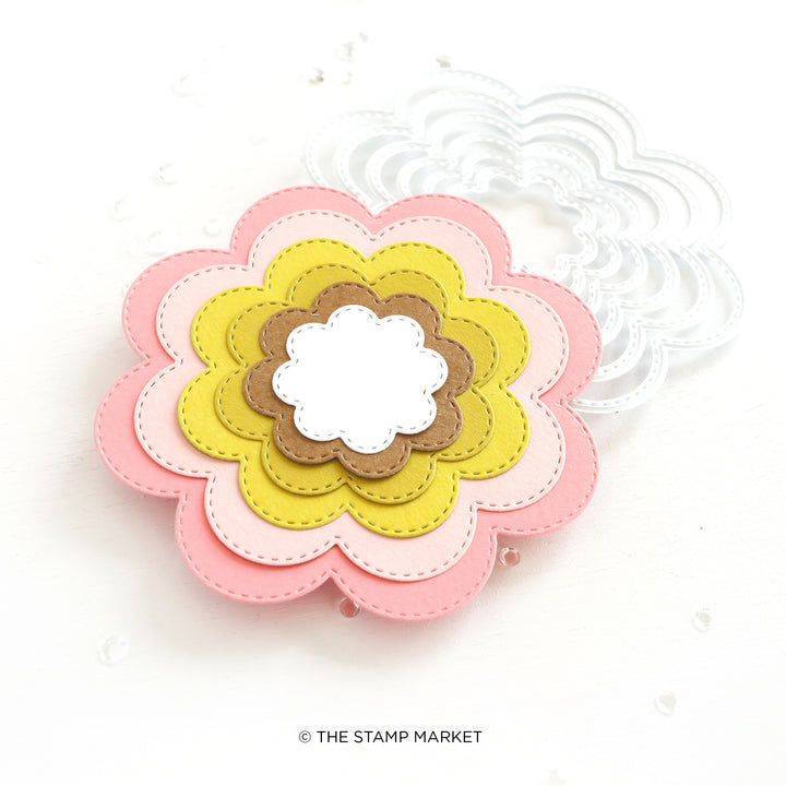 SCALLOPED CIRCLES NESTED