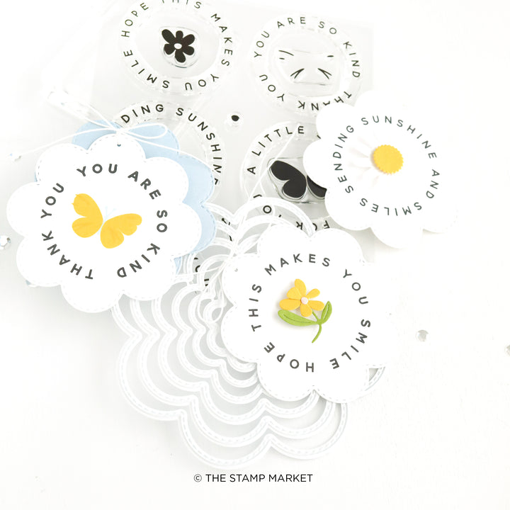 SIMPLE CIRCLE SENTIMENTS STAMP