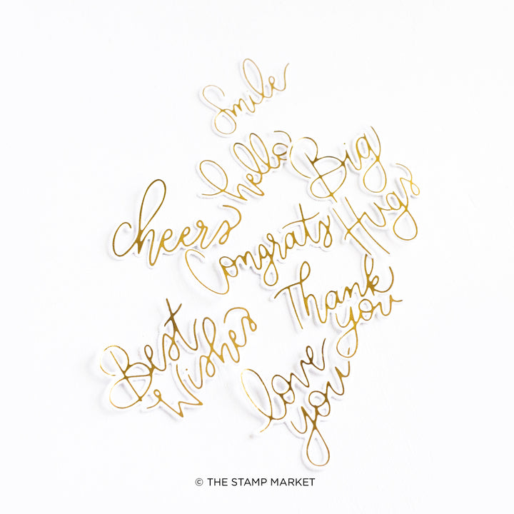BEST WISHES FOIL PLATES