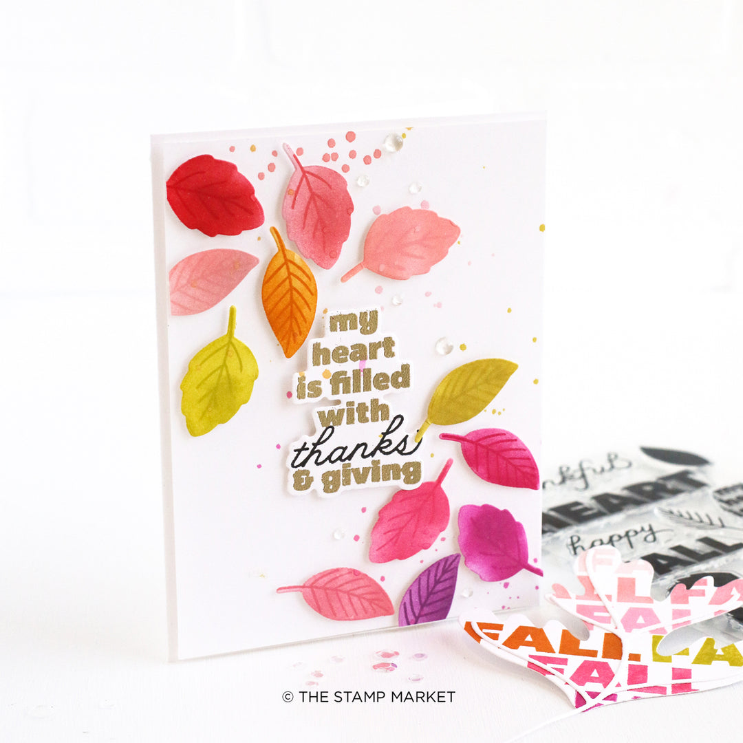 FILLED WITH THANKS STAMP