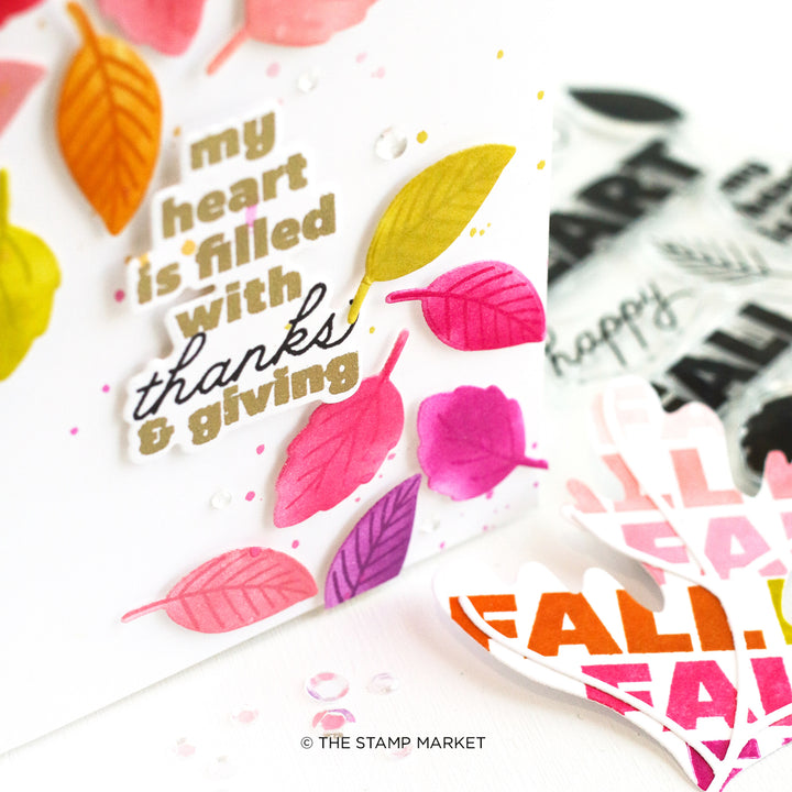FILLED WITH THANKS STAMP