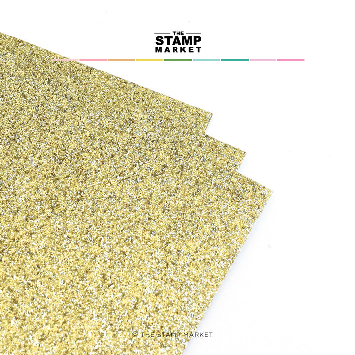 Gold Glitter Cardstock