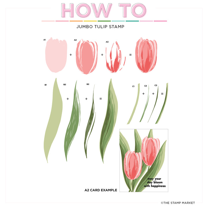 JUMBO TULIP STAMP SET