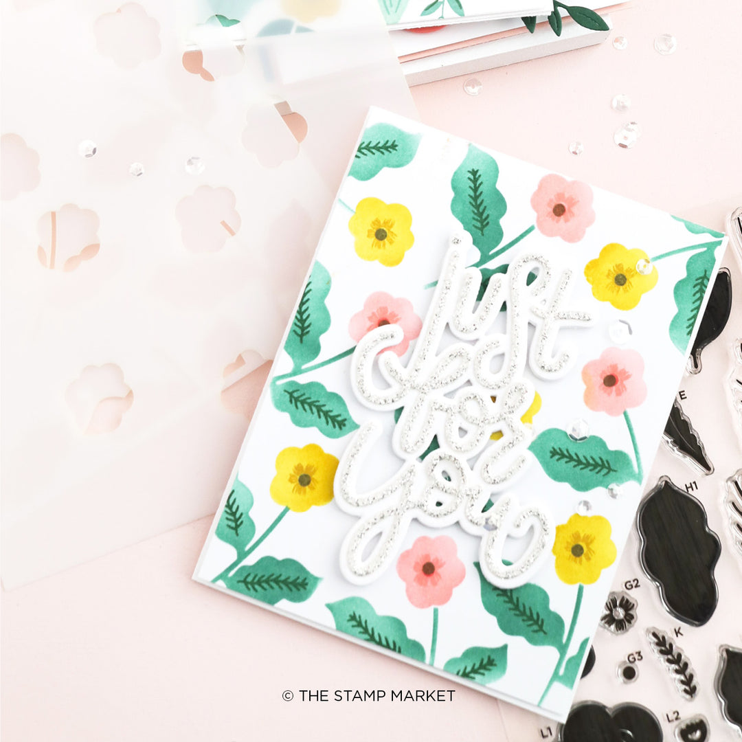 POCKET FULL OF POSIES PATTERN MAKER STENCILS