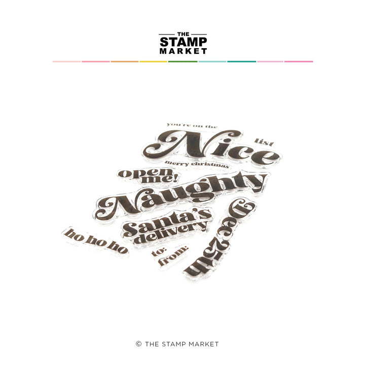 NICE LIST STAMP & Die Bundle