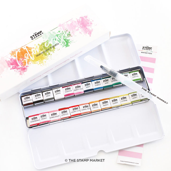 Color Crush Watercolor Palette Pans
