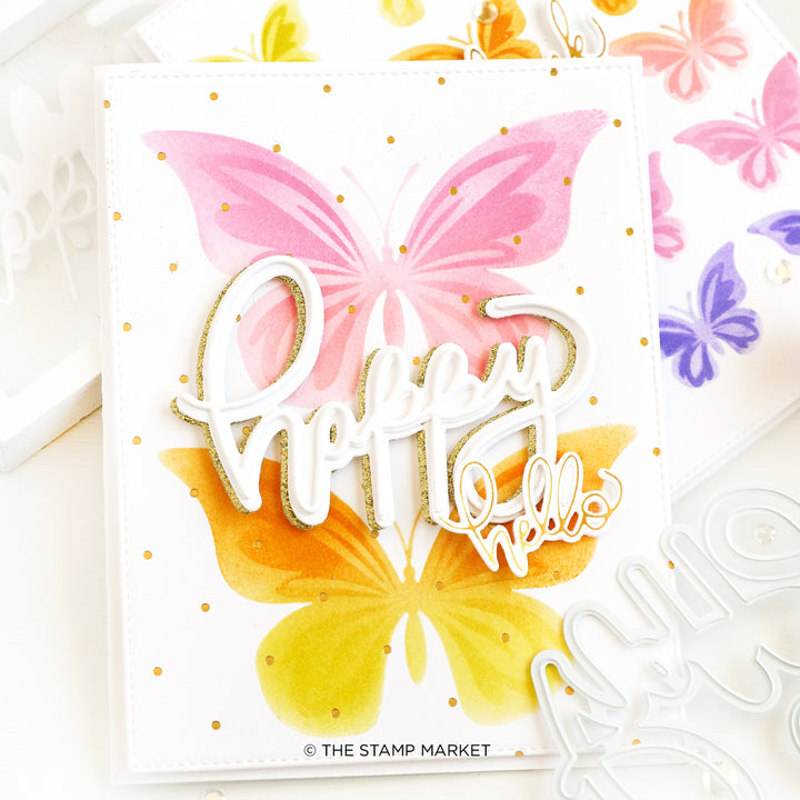 BUTTERFLY BUNDLE STENCIL