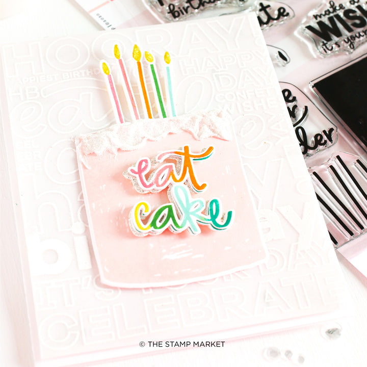 Eat Cake Stamp Set